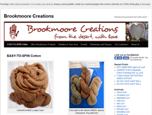 Tablet Screenshot of brookmoorecreations.com